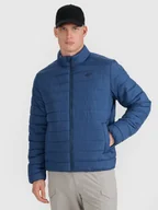 Kurtki męskie - 4F Kurtka puchowa z wypełnieniem syntetycznym męska - granatowa 3XL - miniaturka - grafika 1