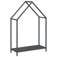 Wózki magazynowe - vidaXL Stojak na drewno opałowe, antracyt, 60x25x90 cm - miniaturka - grafika 1