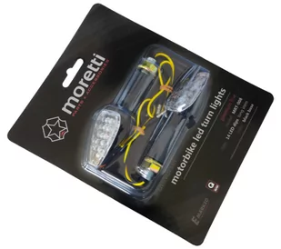 Kierunkowskazy uniwersalne MRT-008, ledowe (14 diod) czarne, (E- mark) - Części motocyklowe - miniaturka - grafika 2