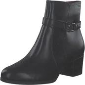 Botki damskie - Tamaris Damskie botki na obcasie 1-25373-45, czarne, rozmiar 37 EU, czarny, 37 EU - miniaturka - grafika 1