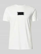 Koszulki męskie - T-shirt z nadrukiem z logo - miniaturka - grafika 1