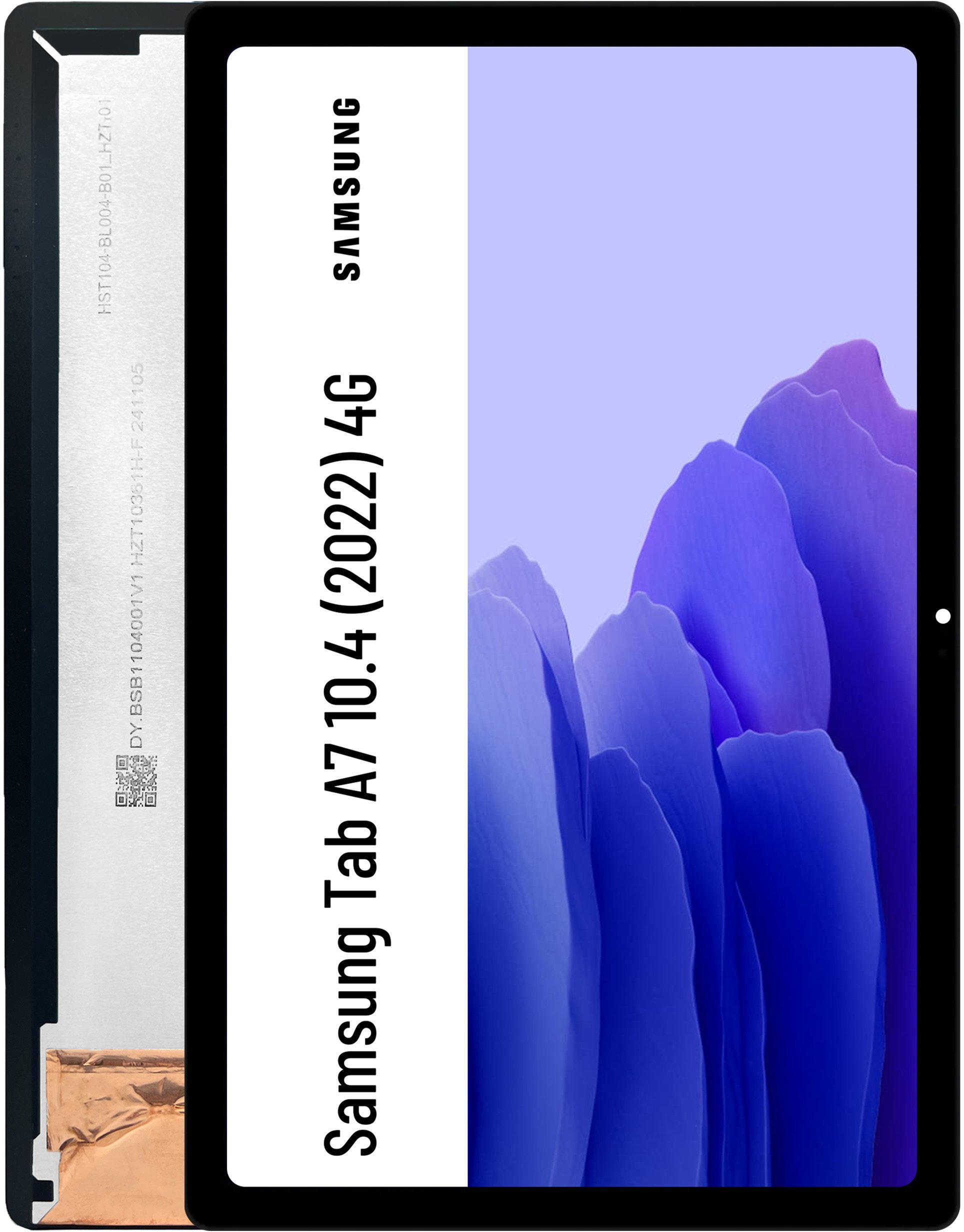 Zila Wyświetlacz do Samsung Tab A7 10.4 2022 4G Czarny 5904858388356