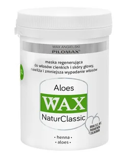 Pilomax Aloes Wax Maseczka regenerująca do włosów cienkieich 240 ml 705875ml2 - Maski do włosów - miniaturka - grafika 2