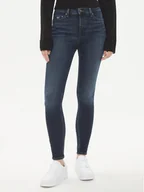 Spodnie damskie - Tommy Jeans Jeansy Nora DW0DW19257 Granatowy Skinny Fit - miniaturka - grafika 1