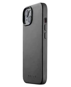 Etui i futerały do telefonów - Mujjo Full Leather Case - etui skórzane do iPhone 13/14/15 kompatybilne z MagSafe (black) - miniaturka - grafika 1