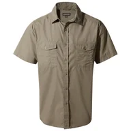 Koszulki sportowe męskie - Koszula męska Craghoppers Kiwi Short Sleeved Shirt Rozmiar: XL / Kolor: brązowy - miniaturka - grafika 1