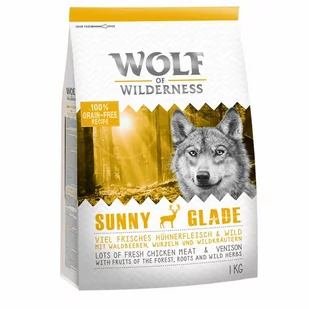 Wolf of Wilderness Adult Sunny Glade 1 kg - Sucha karma dla psów - miniaturka - grafika 1