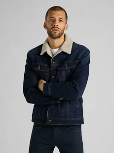 Kurtka Męska Lee Sherpa Jacket Deep Kansas L87Aplmh-M - Kurtki męskie - miniaturka - grafika 1