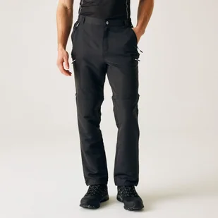 Regatta Męskie Spodnie z Odpinanymi Nogawkami Leesville III Zip Off Szary, Rozmiar: 32 L - Spodnie męskie - miniaturka - grafika 1