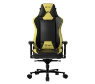 Fotele gamingowe - Lorgar Base 311 Gamingowy do 150kg Skóra ECO Czarno-żółty - miniaturka - grafika 1