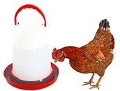 Akcesoria dla ptaków - POIDŁO DLA GĘSI KUR DROBIU AUTOMAT NA WODĘ 3L - miniaturka - grafika 1