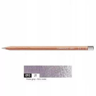 Kredka Luminance 6901, kolor 093 Violet Grey - Kredki, ołówki, pastele i pisaki - miniaturka - grafika 1