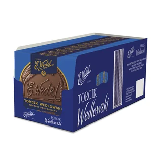 Torcik Wedlowski ręcznie dekorowany E.Wedel (12 szt. x 250 g) E.Wedel - Bombonierki i czekoladki - miniaturka - grafika 1