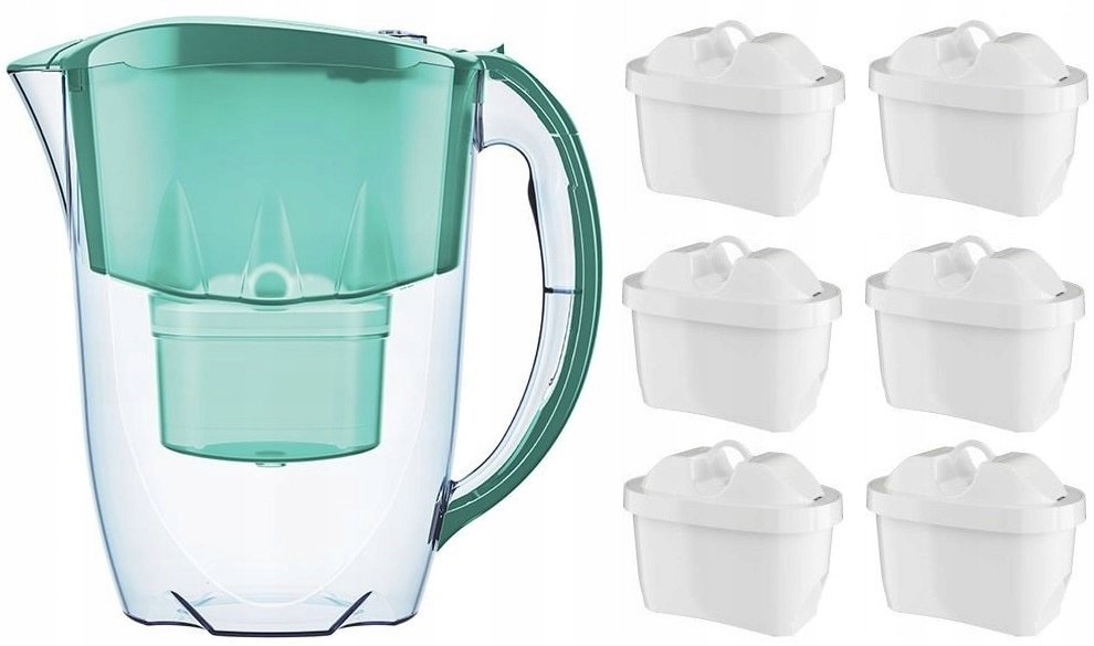 DZBANEK FILTRUJĄCY AQUAPHOR 2,8L JASPER + 6 FILTRÓW MAXFOR PLUS