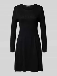 Sukienka lekko rozkloszowana z dzianiny z mieszanki wiskozy model ‘ALMA’ - Sukienki - miniaturka - grafika 1
