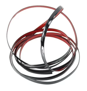 Listwa ozdobna dekoracyjna czarna cienka płaska 6mm 10m - Akcesoria motoryzacyjne - miniaturka - grafika 1