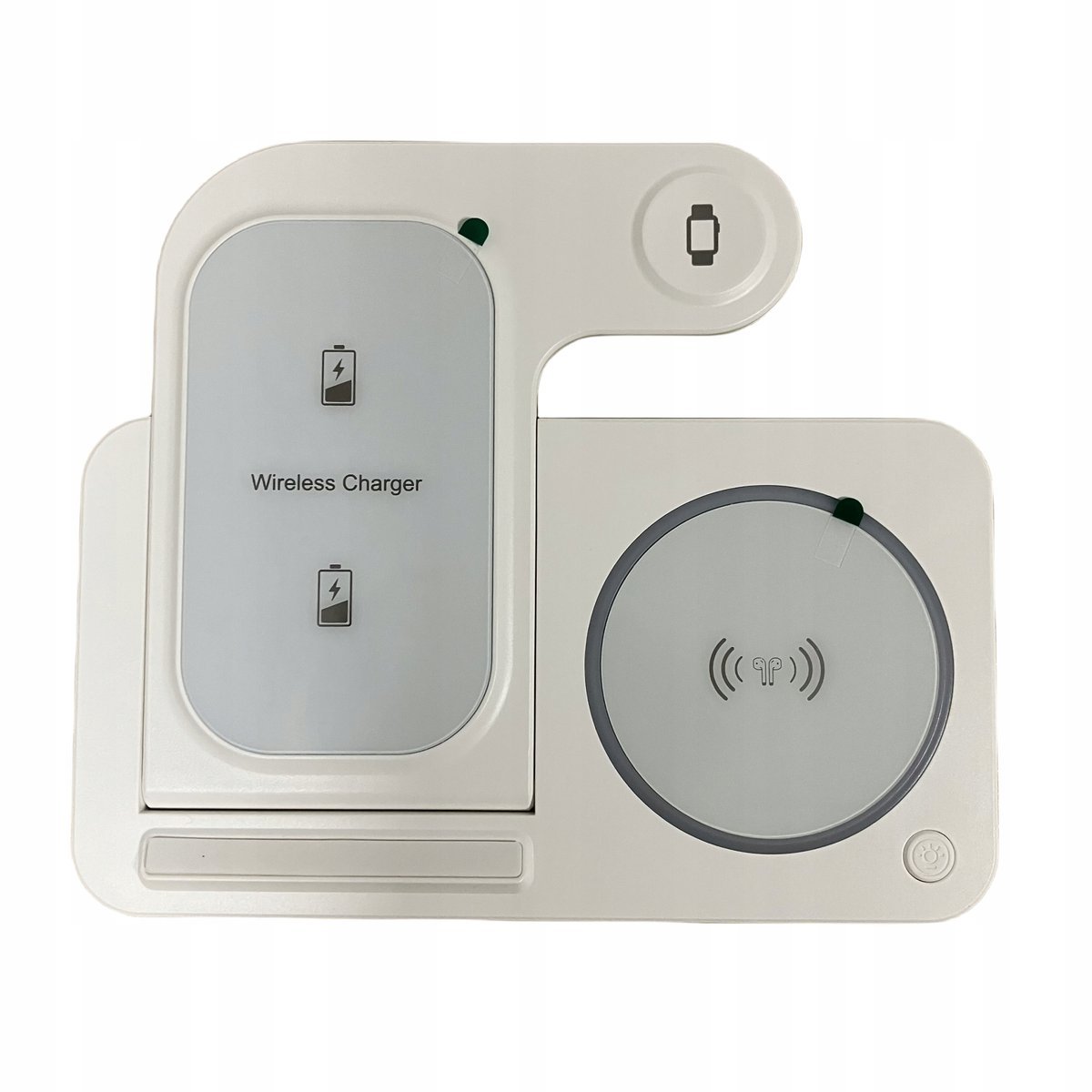 C-Tec Ładowarka indukcyjna QI Standard 3 w 1 biała