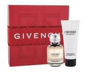 Zestawy perfum damskich - Givenchy L´Interdit zestaw Edp 50 ml + Mleczko do ciała 75 ml dla kobiet - miniaturka - grafika 1
