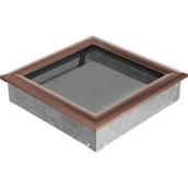 Kratki wentylacyjne - Parkanex kominkowa Oskar miedziana 22x22 wentylacja - miniaturka - grafika 1