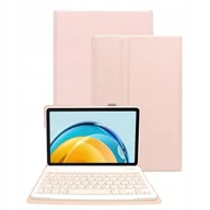 Etui do tabletów - Etui Do Huawei Matepad Se 10.4 Lte Wifi Case Z Klawiaturą Bluetooth Różowe Pokrowiec Case Obudowa Futerał - miniaturka - grafika 1