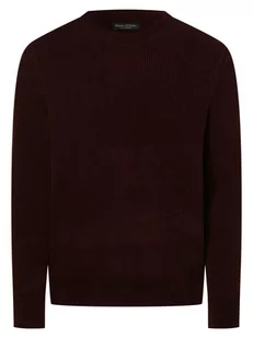 Marc O'Polo - Sweter męski, brązowy|czerwony - Swetry męskie - miniaturka - grafika 1
