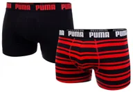 Pozostała odzież narciarska - Puma Bokserki Męskie 2 Pary Boxers Black/Red-Black 907838 07 S - miniaturka - grafika 1