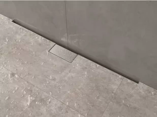 SpiroFlex Odwodnienie szczelinowe AquaSTEEL LS z rusztem do wklejenia glazury GL z mankietem hydroizolacyjnym 100cm - Odpływy liniowe - miniaturka - grafika 1