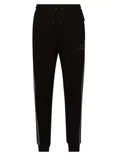 EA7 Emporio Armani - Spodnie dresowe męskie, czarny|szary - Spodnie sportowe męskie - miniaturka - grafika 1
