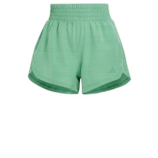 adidas Damskie szorty Pacer Training z 3 paskami tkane z wysokim stanem, XL, 7,5 cm czarne, Czarny, XL - Spodenki damskie - miniaturka - grafika 1