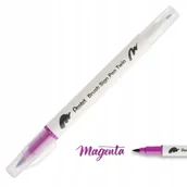 Kredki, ołówki, pastele i pisaki - Pisak PENTEL Brush Sign Pen Twin SESW30 magenta - miniaturka - grafika 1