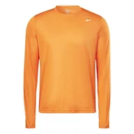 Koszulki męskie - Reebok Męska koszulka treningowa z długim rękawem, niebieska, M, NIEBIESKI, M - miniaturka - grafika 1