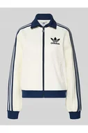 Kurtki damskie - Kurtka z dzianiny z zamkiem błyskawicznym - adidas Originals - miniaturka - grafika 1