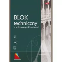 Unipap Blok techniczny A4 kolorowy - Szkolne artykuły papiernicze - miniaturka - grafika 1