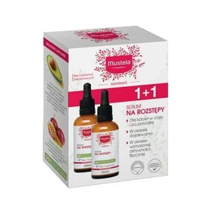 Laboratoires Expanscience POLSKA SP. Z O.O. MUSTELA Maternite Duopak Serum Na Rozstępy - 2 x 45 ml - Balsamy i kremy do ciała - miniaturka - grafika 1