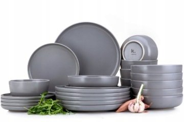 Serwis Obiadowy Zastawa Obiadowa Zestaw Talerzy 6os./24el. Victo Konsimo