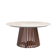 Stoły ogrodowe - Naterial Stół ogrodowy 150cm aluminiowy beżowy - miniaturka - grafika 1