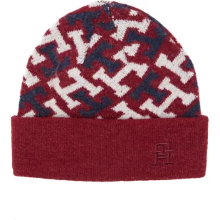 Tommy Hilfiger Czapka ICONIC | z dodatkiem wełny - Czapki damskie - miniaturka - grafika 1