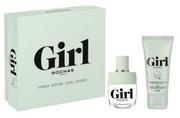 Zestawy kosmetyków damskich - Zestaw Rochas Girl Eau De Toilette Spray 60 ml + Żel pod prysznic 100 ml (3386460127608) - miniaturka - grafika 1