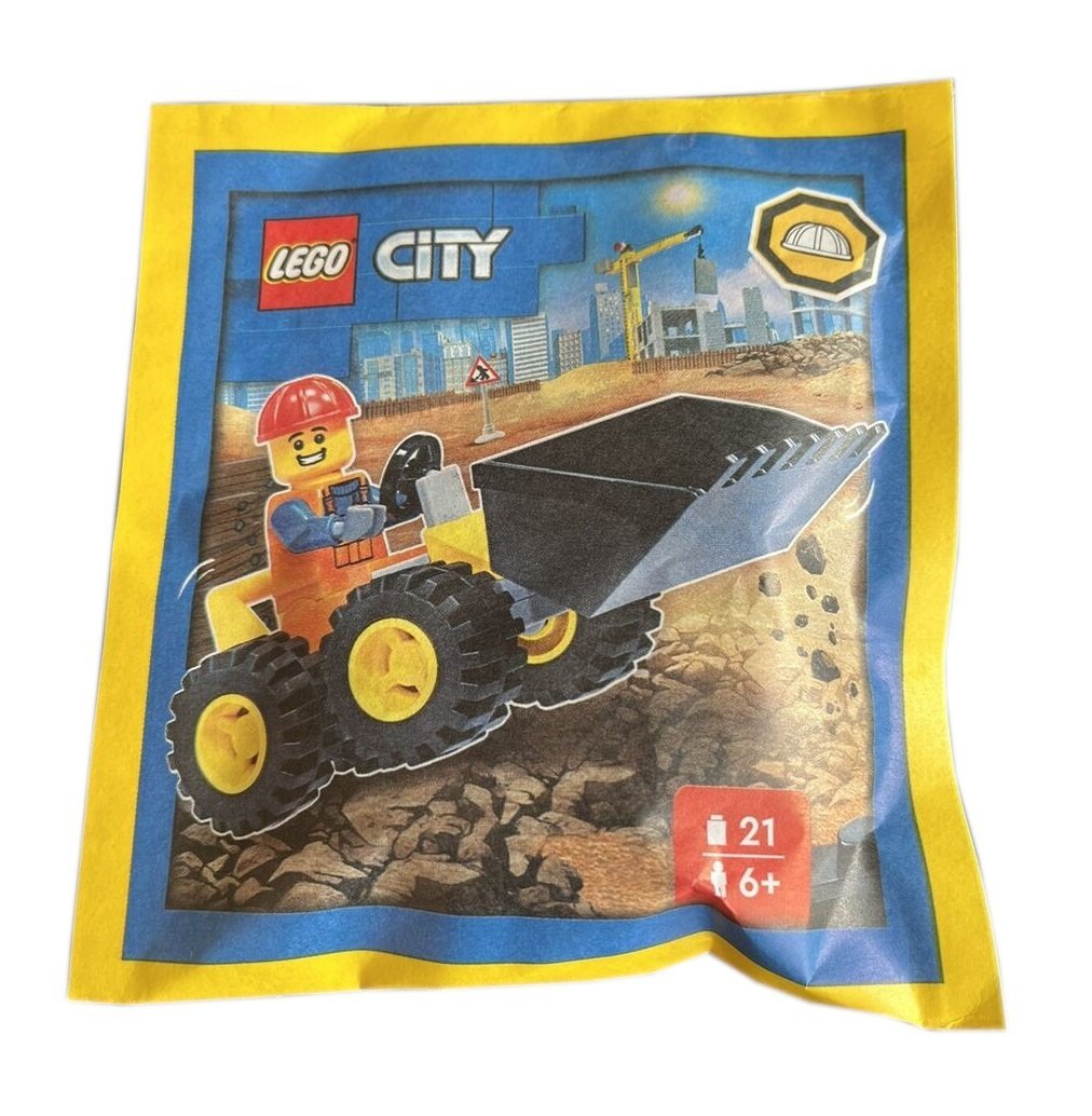 LEGO City Zestaw - Builder with Digger 952310 polybag klocki
