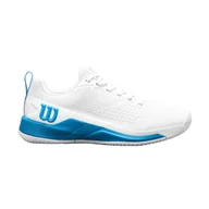 Buty sportowe męskie - Męskie buty tenisowe Wilson Rush Pro 4.5 White/Atomic Blue EUR 46 - miniaturka - grafika 1