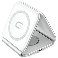 Ładowarki do telefonów - Ładowarka indukcyjna DUDAO A11N 3w1 15W Biały - miniaturka - grafika 1