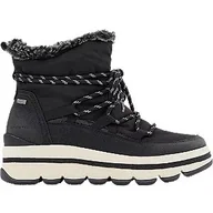 Botki damskie - Tom Tailor Botki zimowe - Damskie - Kolor: Black - Rozmiar: 36 - miniaturka - grafika 1