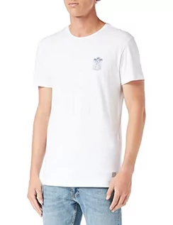 Koszulki męskie - BLEND Koszulka męska, 110601/Jasny biały, S - grafika 1