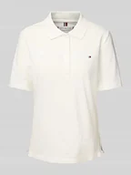Koszulki i topy damskie - Koszulka polo o kroju regular fit z wyhaftowanym logo model ‘1985’ - miniaturka - grafika 1