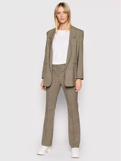 Spodnie damskie - BOSS Spodnie materiałowe Tokna 50463620 Kolorowy Regular Fit - grafika 1