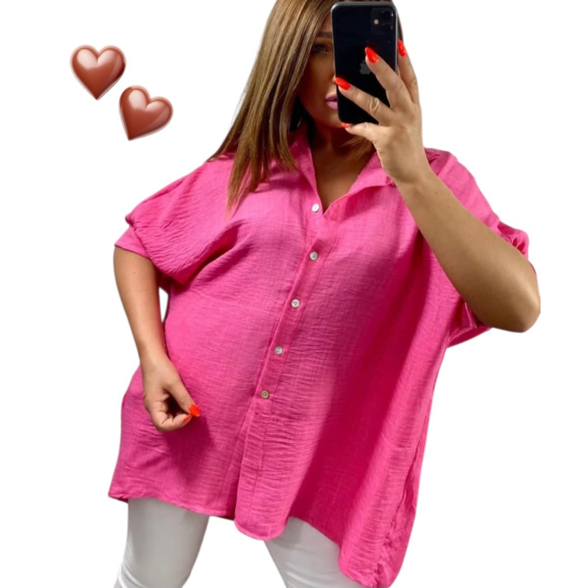 KOSZULA DAMSKA OVERSIZE krótki rękaw wygodna luźna 54 56 7XL 8XL tunika