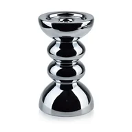 Świeczniki - Świecznik RITA GREY 12 x 20,5 cm - miniaturka - grafika 1