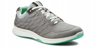 Buty sportowe damskie - Buty sportowe damskie Ecco Exceed skórzane szare zielone lekkie 36 - miniaturka - grafika 1