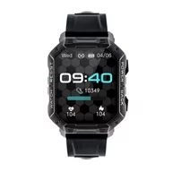 Smartwatch - Smartwatch Watchmark Ultra Czarny Tryby sportowe Ciśnieniomierz Tętno - miniaturka - grafika 1