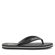 Buty dla chłopców - Japonki Kappa Logo Mokerk 304IWT0-911 Czarny - miniaturka - grafika 1